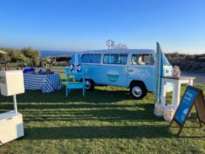 The VW Bus set up at the Terranea Resort